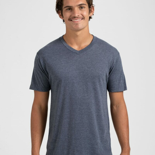 Men's Poly-Rich V-Neck T-Shirt Thumbnail