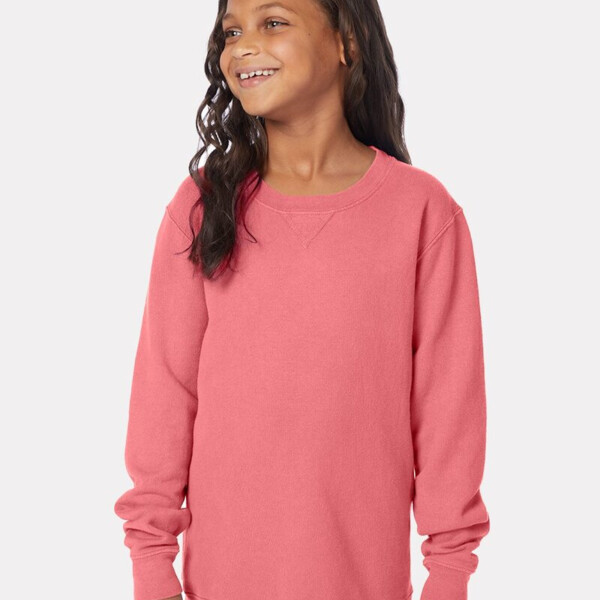 Youth Garment-Dyed Crewneck Sweatshirt Thumbnail