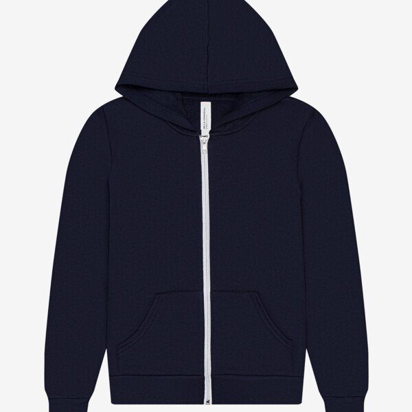 Youth Sponge Fleece Full Zip Hooded Sweatshirt Thumbnail