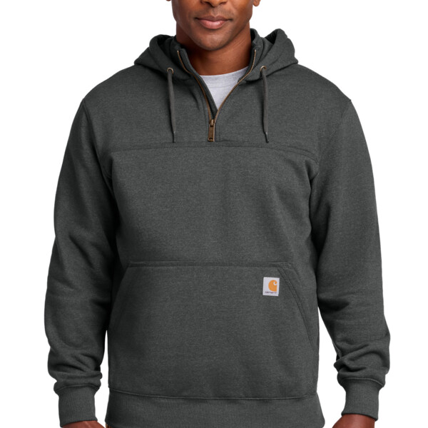 Tall Rain Defender ® Paxton Heavyweight Hooded Zip Mock Sweatshirt Thumbnail