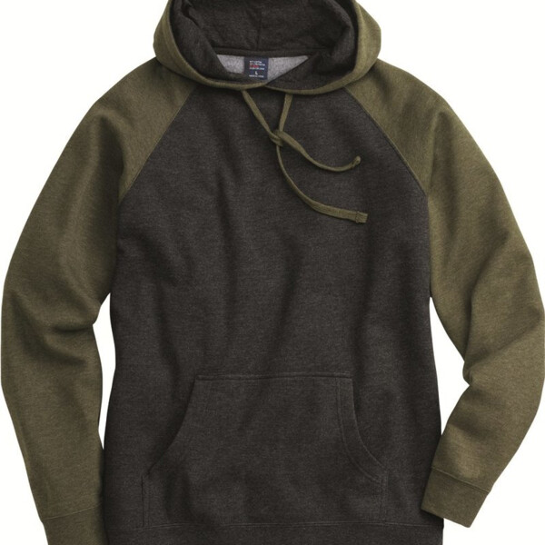 Unisex Raglan Hooded Sweatshirt Thumbnail