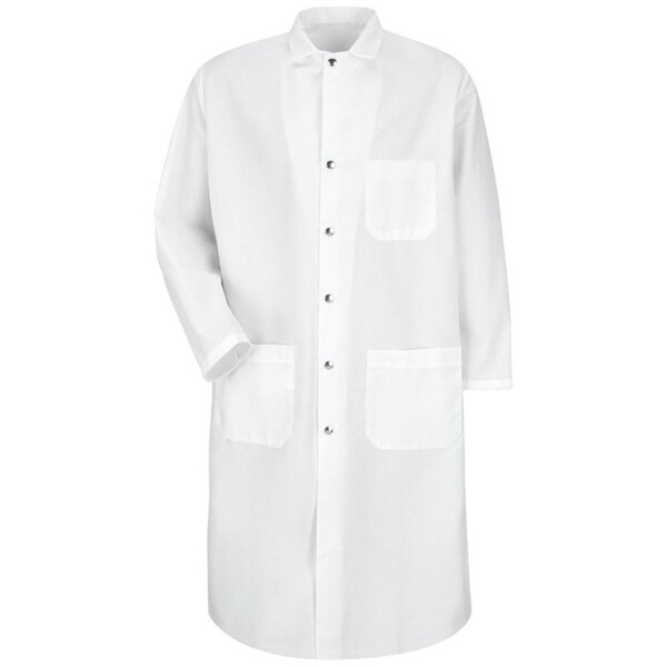 Men's Snap-Front Spun Polyester Butcher Coat Thumbnail