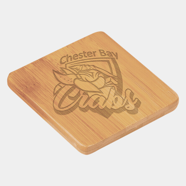 4"x4" Square Unfinished Wood Coasters Thumbnail