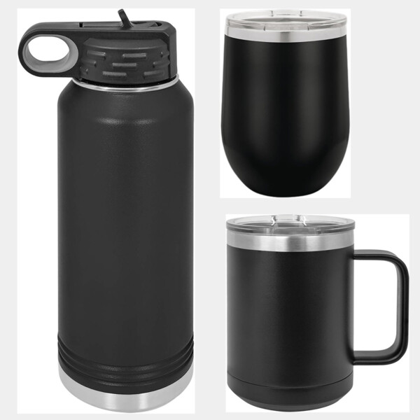  Polar Camel 32oz Water Bottle + 15oz Travel Mug + 12oz Lowball Tumbler Bundle Thumbnail